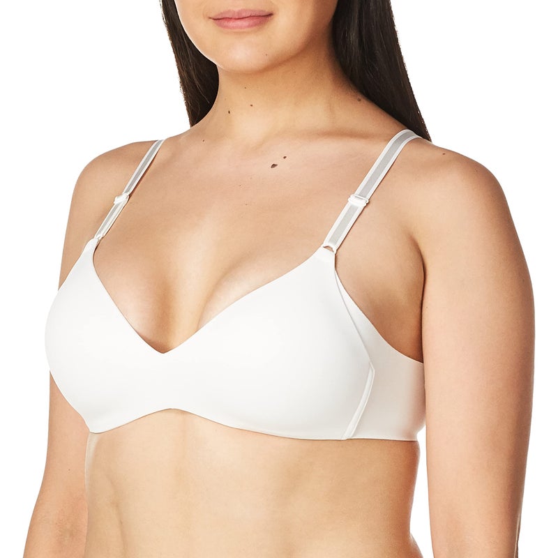 Warner's Women's Blissful Benefits NO Side Effects Smoothing Wirefree Bra, White, 34B - Image 2